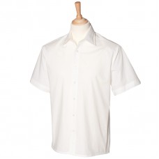 Henbury Men's Short Sleeve Fitted Shirt