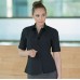 Henbury Women's Poplin Short Sleeve Shirt