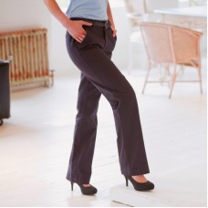 Henbury Women's Teflon Coated Flat Front Trouser