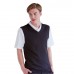 Henbury Men's Sleeveless V-neck Jumper