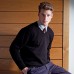 Henbury Men's Lambswool V-neck Jumper