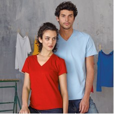 Kariban Men's Short Sleeve V-neck T-shirt