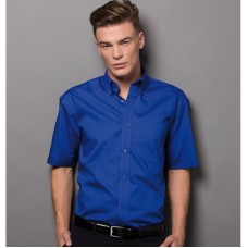 Kustom Kit Men's Pinpoint Oxford Short Sleeve Shirt