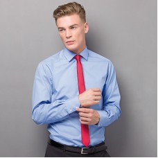 Kustom Kit Men's Tailored Business Long Sleeve Shirt
