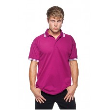 Kustom Kit Men's Tipped Collar Polo Shirt