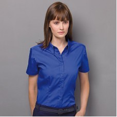 Kustom Kit Women's Premium Short Sleeve Oxford Blouse