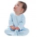 Larkwood Baby Contrast Long Sleeve Sleepsuit