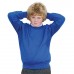 Maddins Kids Coloursure Curved Raglan Sweatshirt