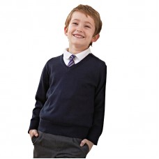 Maddins Kid's Fully Fashioned V-neck Jumper Maddins Kid's Fully Fashioned V-neck Jumper