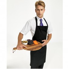 Premier  Essential Bib Apron In Black