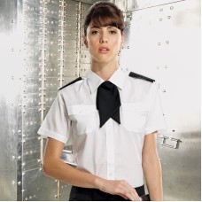 Premier Pr312 Women's Short Sleeve Pilot Blouse