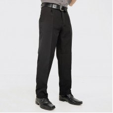 Premier Men's Single Pleated Polyester Trousers