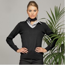 Premier Knitted V-neck Women's Sweater