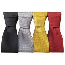 Premier Men's Plain Basket Weave Tie