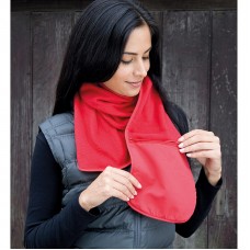 Result Adult's Active Zip Pocket Fleece Scarf