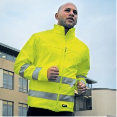Result Men's En471 Neon 3 Layer Softshell Jacket Result Men's En471 Neon 3 Layer Softshell Jacket