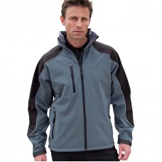 Result Work Guard Men's Ice Fell Softshell Hooded Jacket
