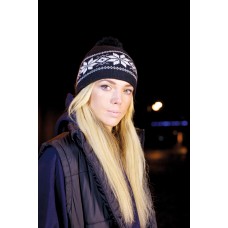 Result Winter Essentials Adult's Fair Isles Knitted Hat