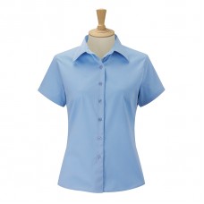 Russell Women's Short Sleeve Classic Twill Shirt
