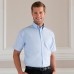 Russell Collection Men's Easycare Short Sleeved Oxford Shirt