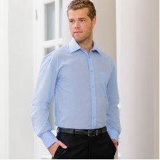 Russell Collection Men's Tencil Fabric Corporate Long Sleeve Shirt