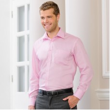 Russell Collection Men's Ultimate Non-iron Long Sleeved Shirt