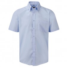 Russell Collection Men's Ultimate Non-iron Short Sleeve Shirt