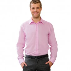 Russell Collection Men's Ultimate Non-iron Long Sleeve Tailored Shirt