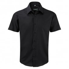 Russell Collection Men's Ultimate Non-iron Short Sleeve Shirt