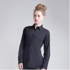 Skinni Fit Women's Roll Up Option Long Sleeve Shirt