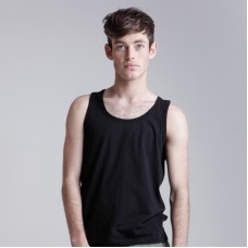 Skinni Fit Men's Stretch Fabric Tank Vest Top