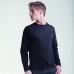 Sf Men Stretch Fabric Long Sleeve Crew T-shirt
