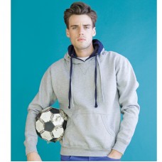 Skinni Fit Men's Double Hood Hooded Sweatshirt