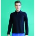Skinni Fit Men's Stretch Fabric Long Sleeve Polo Shirt