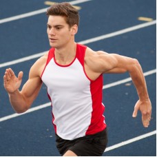 Tombo Teamsport Men's Contrast Running Vest