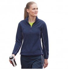 Tombo Teamsport Women's 1/4 Zipped Micro Fleece Top