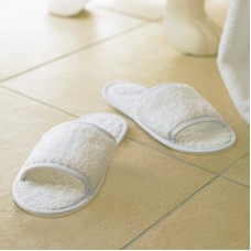 Towel City Adult's Classic Open Toe Terry Towelling Slippers