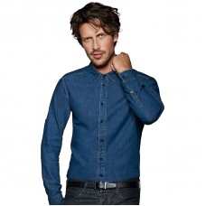 B&c Denim Women's Vision Long Sleeve Denim Shirt