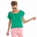 B&c Paradise Women's Wide Neckline Short Sleeve Top