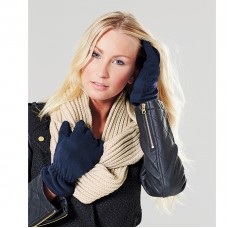 Beechfield Adult's Ribbed Knit Delux Infinity Scarf