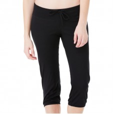 Bella And Canvas Women's Drawstring Waist Capri Scrunch Pants