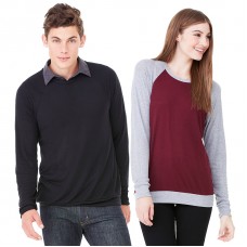 Bella And Canvas Unisex Raglan Sleeve Lightweight Sweater