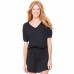 Bella And Canvas Women's Flowy Relaxed Fit V-neck Dress