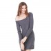 Bella And Canvas Women's Raglan Sleeve Ligytweight Sweater Dress