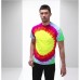 Colourtone Adult's Rainbow Sunburst T-shirt