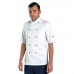 Dennys Adult's Removable Stud Fastening Short Sleeve Chefs Jacket