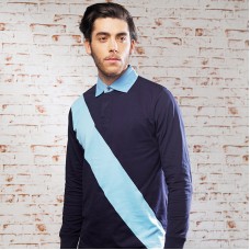 Front Row Men's Diagonal House Stripe Rugby Shirt