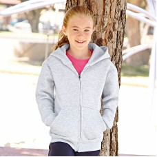 Fruit Of The Loom Kid's Premium Hooded Sweatshirt Jacket