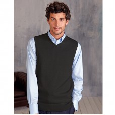 Kariban Men's Fitted Style Sleeveless V-neck Jumper