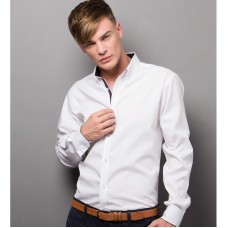 Contrast Premium Oxford Shirt (button Down Collar) Long Sleeve